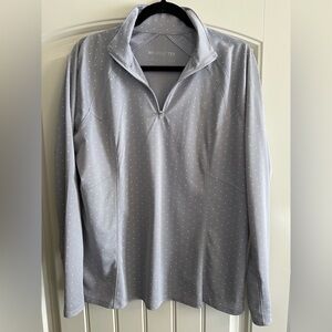 AriatTek Light Gray Quarter-Zip Pullover